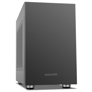 Nox Hummer Vault - Caja MicroATX - Diseño minimalista - 2 x USB 3.0 - Hasta 7 vent. - 185x303x391 mm - Fuente ATX/SFX - Admite líquida