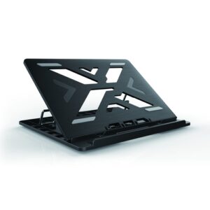Conceptronic THANA03B - Base para portátil - Aluminio - Color negro - Hasta 15.6"