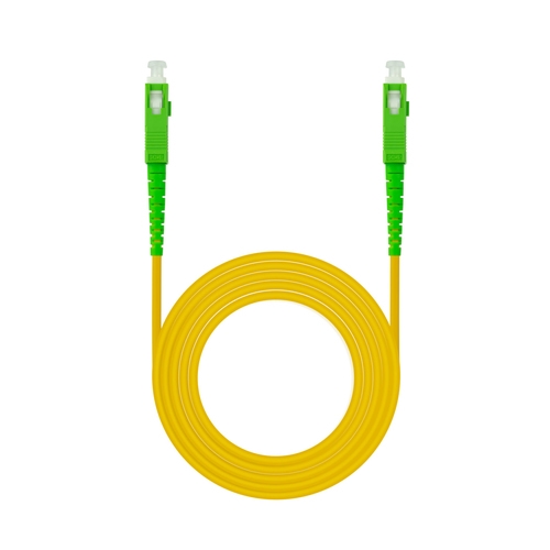 CABLE FIBRA SC/APC-SC/APC MONOMODO LSZH AMARIL.80M
