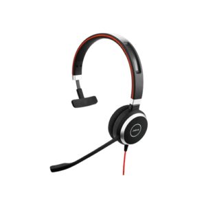 Jabra - Auriculares EVOLVE 40 Cableado De Diadema Mono - Monaural - Supra-aural - Cancelación de ruido Micrófono - USB, Mini-phone (3.5mm)