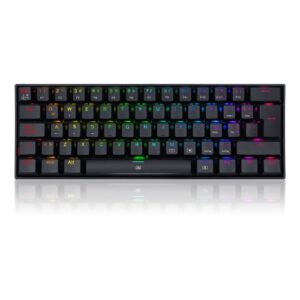 Redragon - DRAGONBORN Teclado Mecánico Gaming Switch Rojo RGB Negro - Layout España