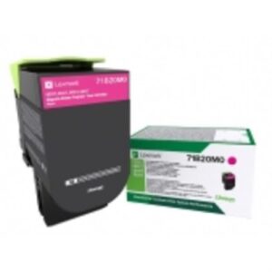 LEXMARK TONER MAGENTA 71B20M0 2.300 PAGINAS