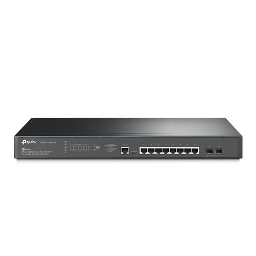 SWITCH GESTIONABLE L2 TP-LINK SG3210XHP-M2 8P 2.5GIBASE T POE+ CON 2P 10GE SFP+ FORMATO RACK