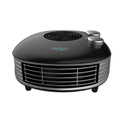Cecotec Ready Warm 9650 Force Horizon Calefactor Electrico de Baño 2000W - Horizontal - Termostato Regulable - Proteccion Sobrecalentamiento y Antivuelco
