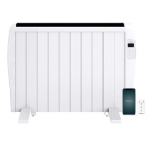 Cecotec Ready Warm 2000 Thermal Connected Radiador Electrico 1500W - 10 Elementos - Colocacion en Pared o de Pie - Control WiFi - Temporizador - Pantalla LCD - Mando a Distancia
