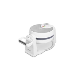 Cecotec Fun Gofrestone Sphere Gofrera 1000W - Revestimiento Antiadherente RockStone - Diseño Circular - Rotacion 180º para Optimizar el Uso - Indicador Luminoso - Proteccion Sobrecalentamiento