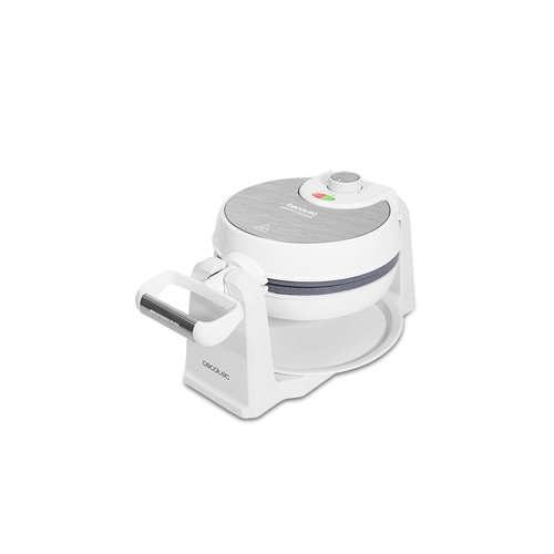 Cecotec Fun Gofrestone Sphere Gofrera 1000W - Revestimiento Antiadherente RockStone - Diseño Circular - Rotacion 180º para Optimizar el Uso - Indicador Luminoso - Proteccion Sobrecalentamiento