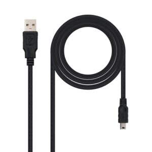 CABLE USB 2.0, TIPO A/M-MINI USB 5PIN/M, 0.5 M