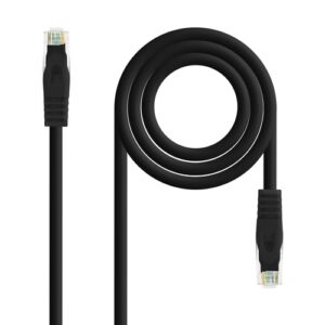 CABLE RED LATIGUI LSZH CAT.6A UTP AWG24 NEGRO 30CM