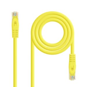 CABLE RED LATIG. LSZH CAT.6A UTP AWG24 AMARIL 30CM