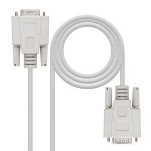 CABLE SERIE RS232, DB9/M-DB9/H, 1.8 M