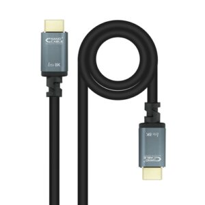 CABLE HDMI 2.1 IRIS 8K A/M-A/M NEGRO 10 M