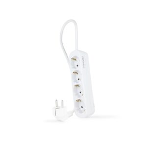 REGLETA 4 TOMAS, 1.4 M BLANCA