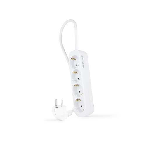REGLETA 4 TOMAS, 1.4 M BLANCA