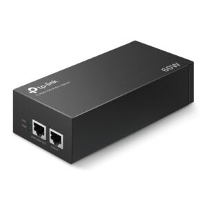 POE INJECTOR TP-LINK POE170S 2P GIGBIT 60W PASA DATOS Y ALIMENTACION POR EL MISMO CABLE HASTA 100 METROS PLUG AND PLAY