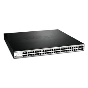 SWITCH SEMIGESTIONABLE D-LINK DGS-1210-52MP/E 48P GIGA POE (370W) + 4P GIGA COMBO RACK