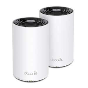 PUNTO DE ACCESO WIFI 6E MESH TRIBANDA TP-LINK DECO X75 PACK 2u AXE5400 2.4 / 5 / 6GHz 5400Mbps 4 ANTENAS 3P GIGA