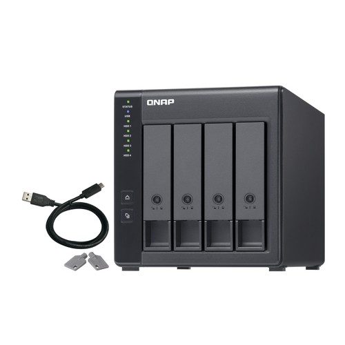 QNAP TR-004 Raid Expansion 4XHDD-Bay 1xUSB-C 3.2