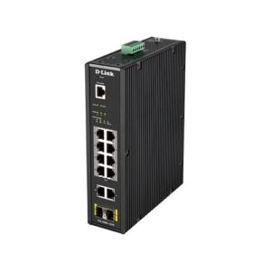 SWITCH INDUSTRIAL D-LINK DIS-200G-12PS 8P POE + 2P GIGA Y 2P SFP CARRIL DIN VLAN QoS IGMP