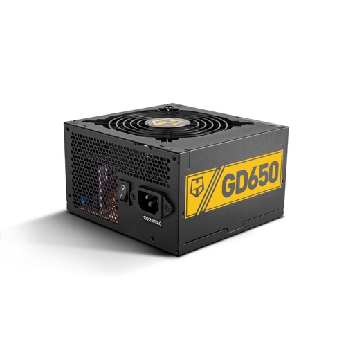 Nox Hummer GD650 - Fuente de alimentación - 650W 80+ Gold - 120 mm silencioso - PFC Activo