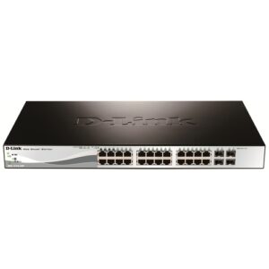 SWITCH SEMIGESTIONABLE D-LINK DGS-1210-28P/E 24P GIGA (24P POE 193W) + 4P GIGA COMBO RACK