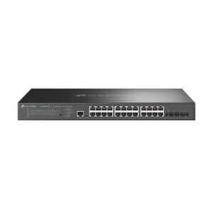 SWITCH GESTIONABLE JETSTREAM TP-LINK SG3428XPP-M2 24P 2.5GBASE-T Y 4P 10GE SFP+ L2+ CON POE+ DE 16P Y POE++ DE 8P