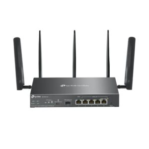 ROUTER VPN TP-LINK ER706W-4G  GIGABIT OMADA AX3000 RANURA NanoSIM 4G 1P SFP Y 5P RJ45 OMADA MESH WIFI6 DOBLE BANDA