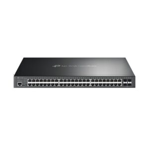SWITCH GESTIONABLE L2 TP-LINK TL-SG3452 48P GIGA L2 POE+ (384W) MAS 4 RANURAS GIGABIT SFP PUERTO DE CONSOLA RJ45/MIRO-USB RACK 1U 19