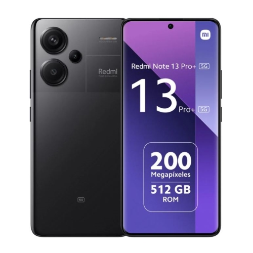 Xiaomi - Smartphone Redmi Note 13 Pro+ - 12/512GB - 6.67" - 5G - Negro
