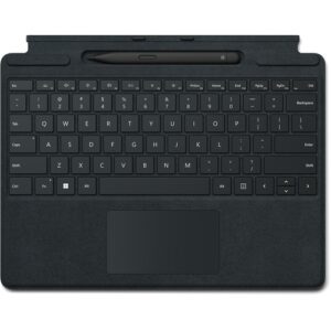 Teclado microsoft surface type + pen para surface pro11/10/9/8 negro