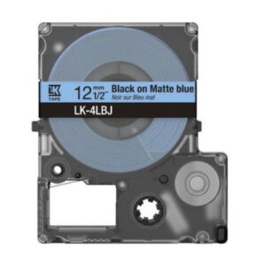 EPSON Cartucho de etiquetas Matte Tape Green/Black 24mm(8m) LK-6GBJ