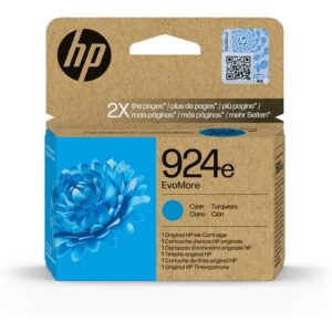 HP 924e Cartucho Cian OfficeJet Pro 8120, 8130 series