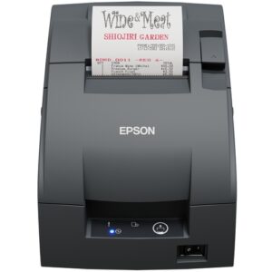 Impresora de ticket matricial Epson TM-U220IIB con corte automático. Conexión RS232. Color Negro.