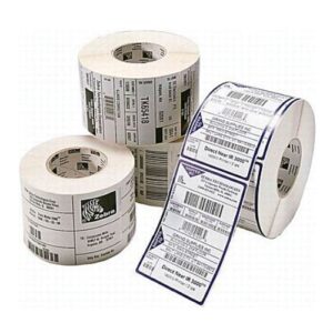 ETIQUETAS ZEBRA POLYESTER 76X25MM CAJA 6 ROLLOS (5180 ETIQ. X ROLLO)