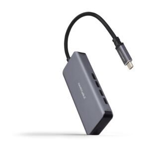 HUB USB-C/M A 3xUSB-C/H ALUMINIO 10 CM