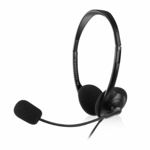 Ewent EW3563 auricular y casco Auriculares Diadema Conector de 3,5 mm Negro