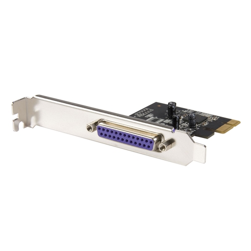 Startech.com PEX1P2 - 1 puerto paralelo - PCIe - DB25 - SPP/ECP - Formato completo / low profile - Chapa perfil bajo incluída