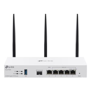 ROUTER VPN WIFI 6 TP-LINK FESTA FR365 AX3000 5xLAN Gb 1xSFP 1xUSB OPENVPN METALICO BLANCO