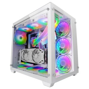 MARS GAMING Torre E-atx MCV3 PREMIUM XXL WHITE