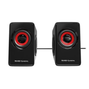 Mars Gaming Altavoces 2.0 MS1 negro/rojo