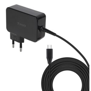 Tooq Cargador portátil GAN USB-C PD 100W Negro