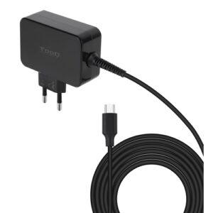 Tooq Cargador portátil GAN USB-C PD 45W Negro