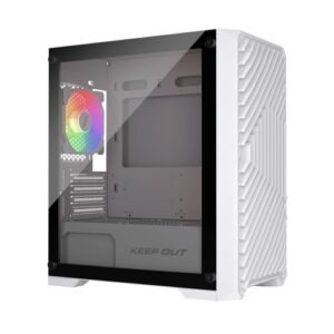 Keep Out Caja M-Atx XC-220W 4FANS Usb3.0 White