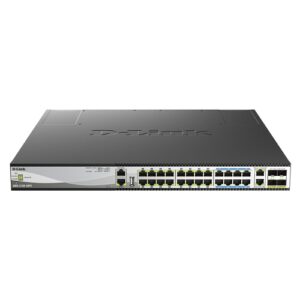 SWITCH GESTIONABLE D-LINK DMS-3130-30PS 16XPoE+ 100/1000/2.5GBASE-T / 8XPoE++ (60W) 100/1000/2.5G/5G