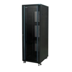 Armario rack suelo 19" Phasak Pro 22U 600x 600 negro (INCLUYE PORTES Y MONTAJE)