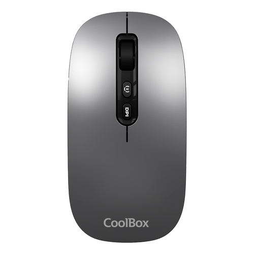 Coolbox Ratón W02-IA Inalámbrico RF+BT Gris