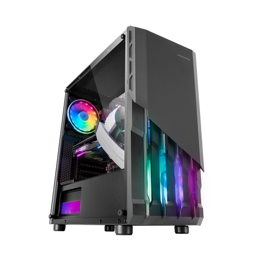MARS GAMING CAJA MC-X2 ATX METAL FRONT BLACK