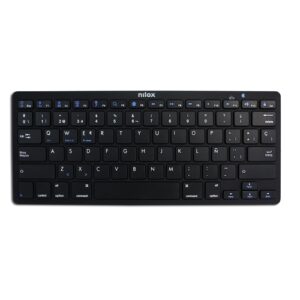 Nilox Teclado NXKB01B Bluetooh, Negro