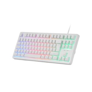 Mars Gaming Teclado MK023 TKL FRGB Blanco