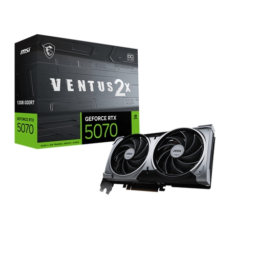 TARJETA GRAFICA MSI RTX 5070 12G VENTUS 2X OC
